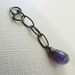 Custom Order Amethyst Dangle Necklace Extension