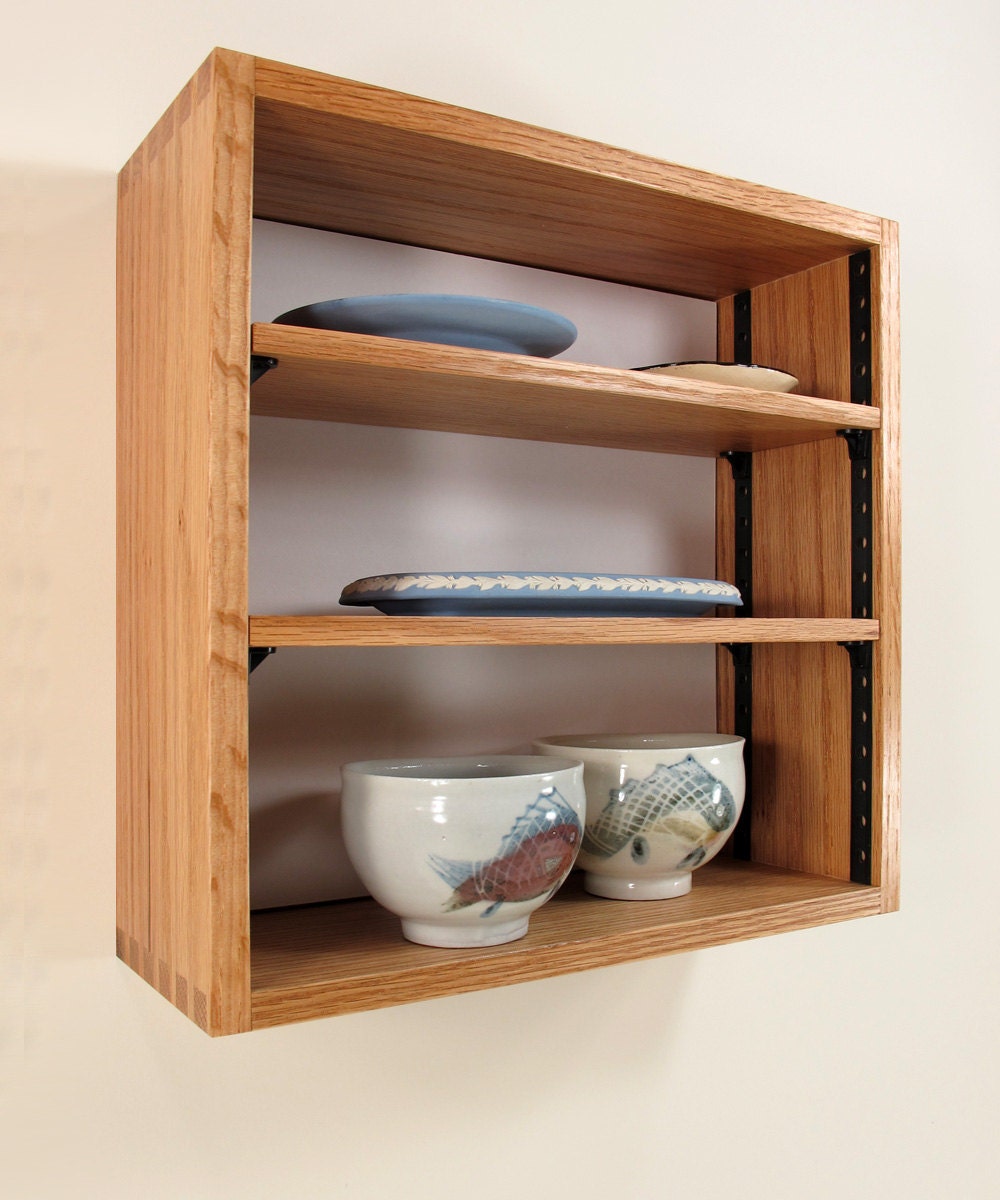 Display Case with Adjustable Shelves
