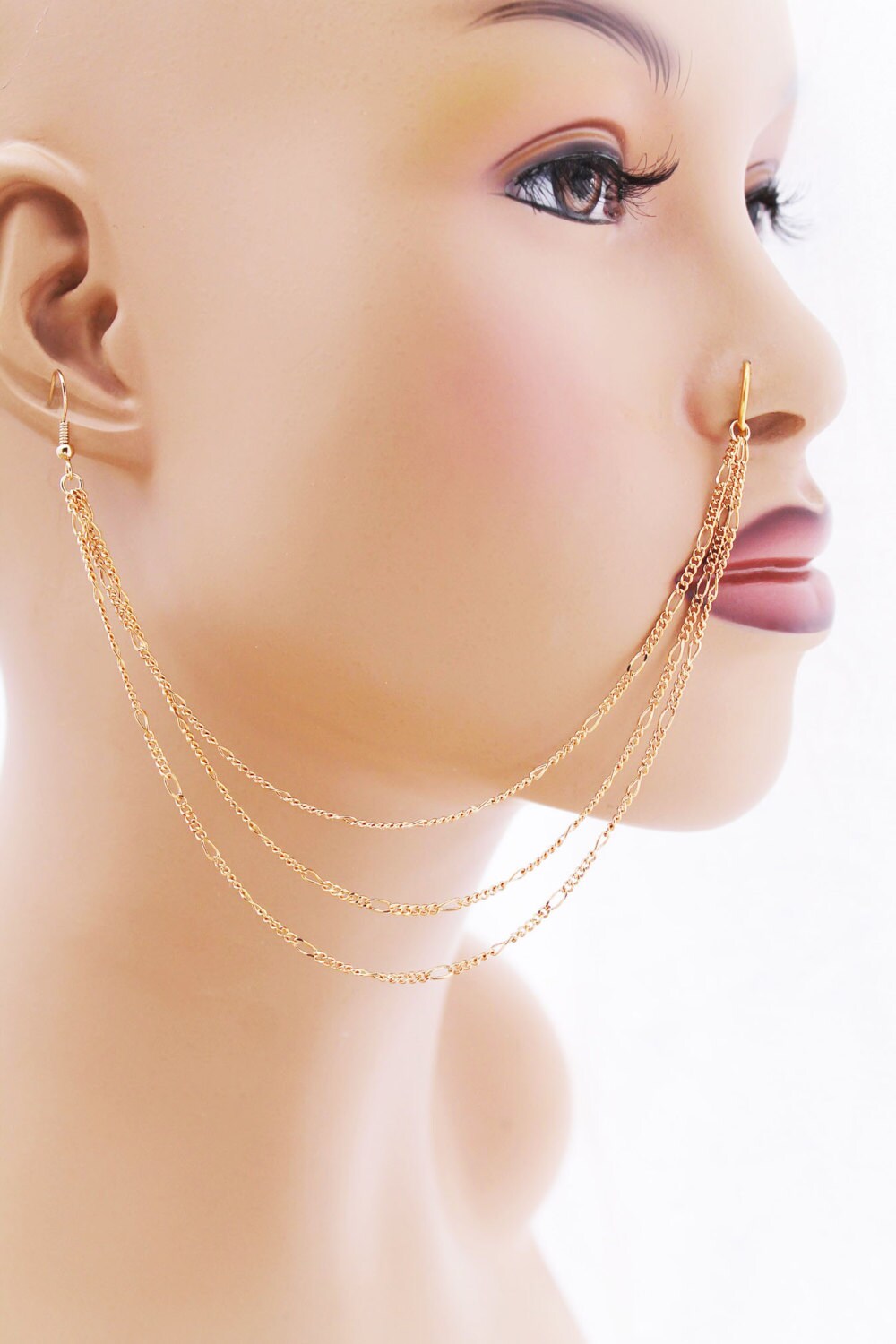 Nose Chain Nose Jewelry Gold Filled Nose Chain Nose Ring