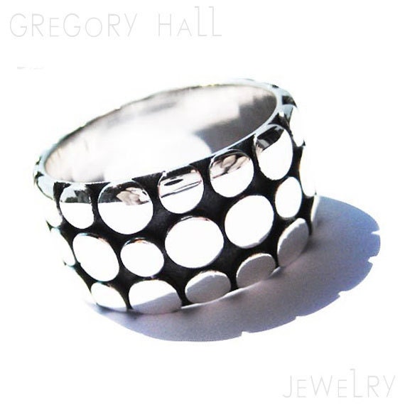 Chunky Silver Ring Sterling Oxidized Rings Fashion Jewelry Trends