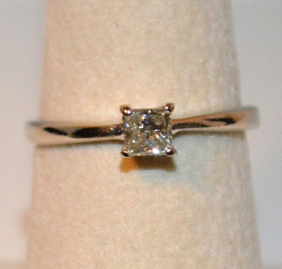 ... ct. Princess Cut Diamond 14K White Gold Engagement Ring PRICED TO SELL