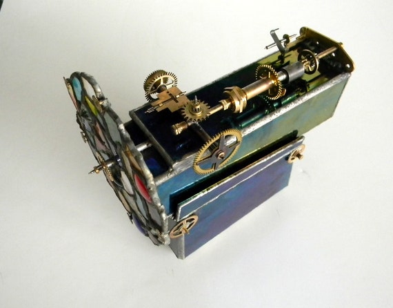 Steampunk kaleidoscope with turning wheel. by slotzkin steampunk buy now online