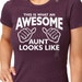 This Is What An Awesome Auntie Looks Like T Shirt Mens Womens - Foto 12