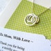 RESERVED for Elizabeth - MOM Necklace Sterling Silver Gift Wrapped Representing a Mother and Her Children Family Classic