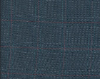 PENDLETON Pink/Gray/Turquoise Plaid Wool by HoundstoothFabric