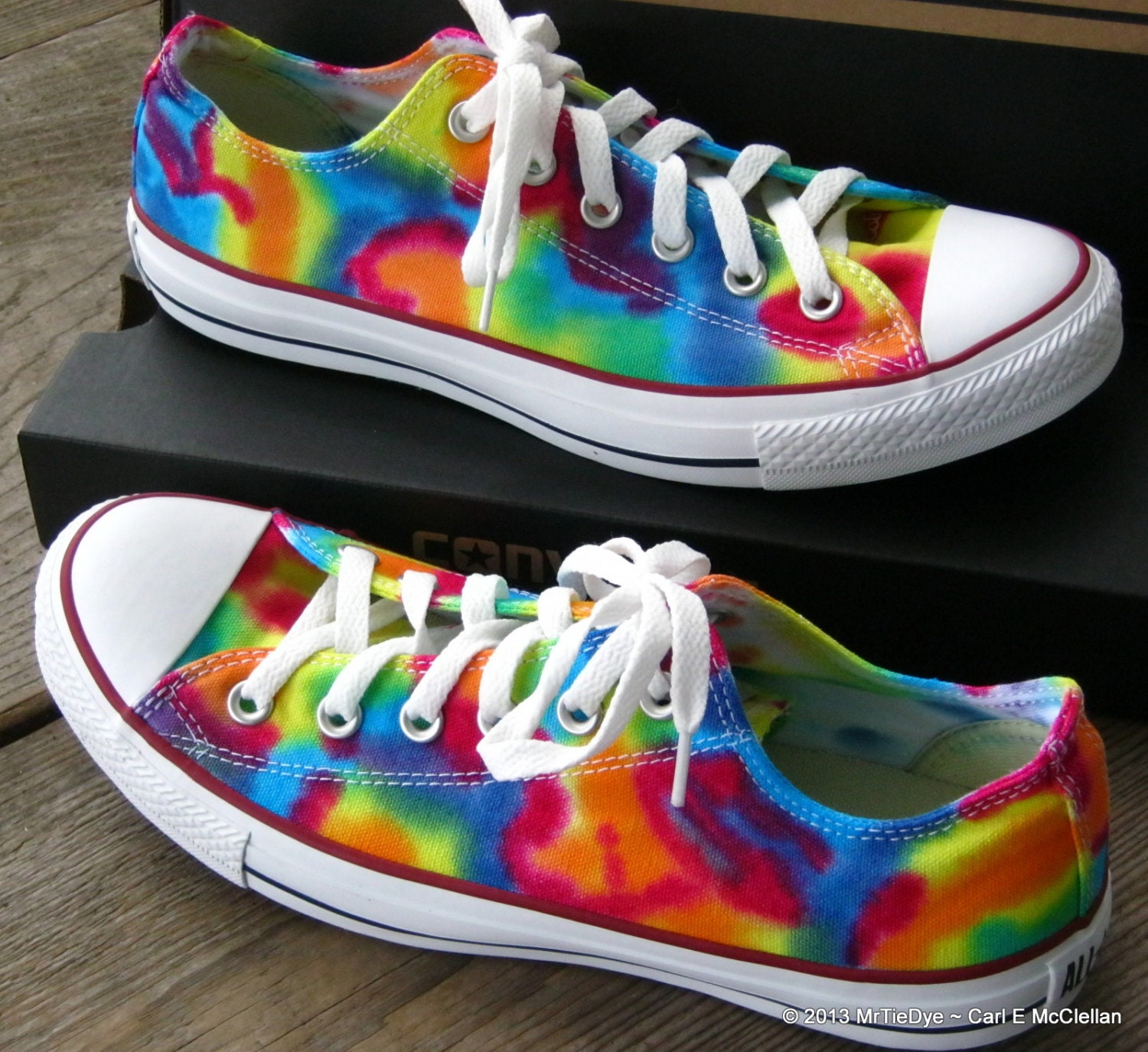 Children's MADE to ORDER Tie-Dye Converse Low Top