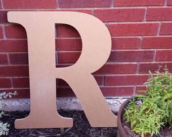 24" Large Wooden Letter for Indoor or Outdoor Use