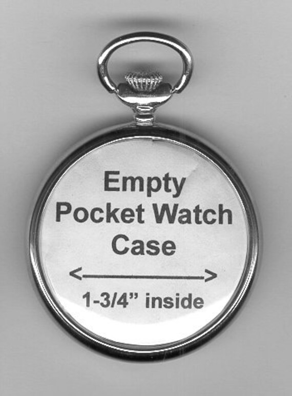 Empty Pocket Watch Case