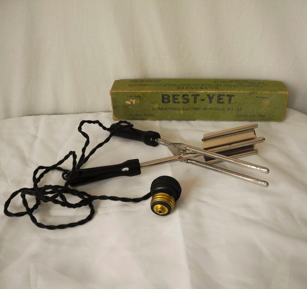 Vintage hair curler Electric Marcelle Waver 1920s Marcel