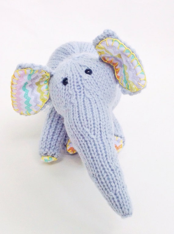 blue stuffed elephant