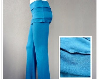 Skirty yoga pants, organic leggings, french terry leggings, pants with skirt, organic women's clothes