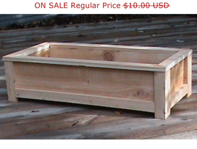 Cedar Planter Boxes Plans