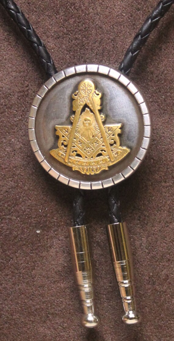 Masonic Past Master Bolo Tie