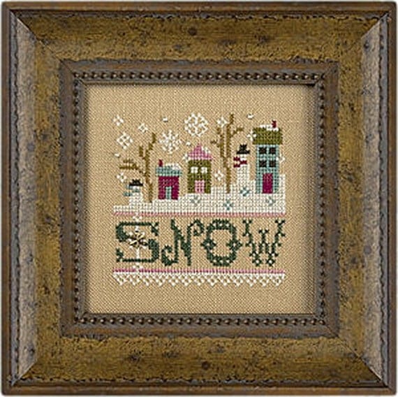 Lizzie Kate a little Snow K66 Counted Cross Stitch Pattern