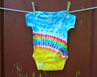 dye baby tie onesie rainbow vader sunshine star shirt wars darth sizes newborn order adult month custom etsy peace mountain