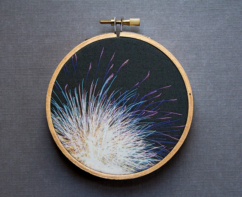 Abstract Photography, Firework Photography, Bright Colorful Hoop Art