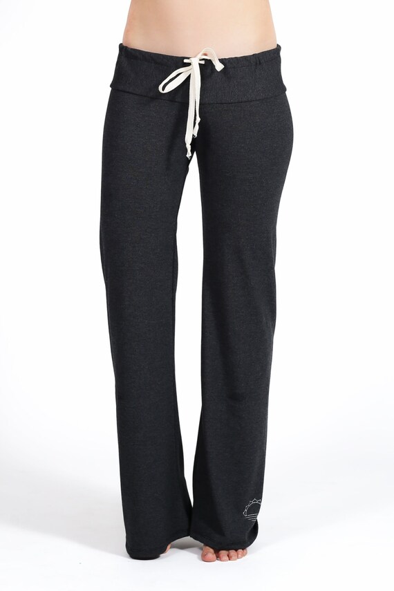 yoga lounge pants yoga clothes bamboo clothing gray yoga