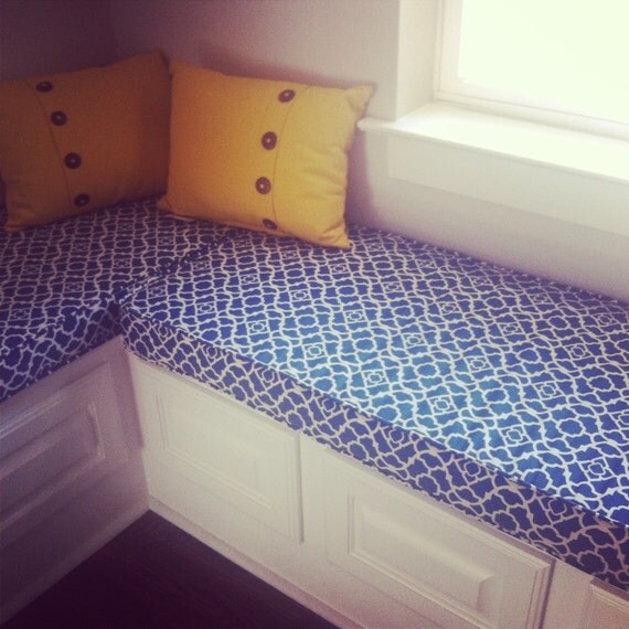 A Set of 2 Custom Bench Cushions by Jessiya on Etsy