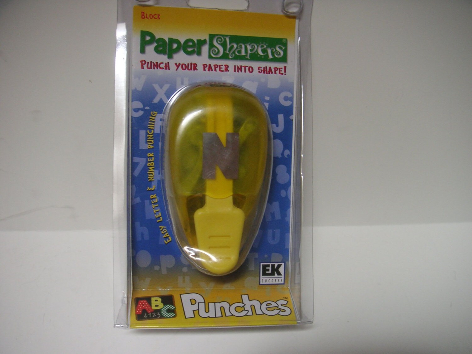 Punch Paper Shapers N Punch assorted letters 3/4 by SuzqsStore