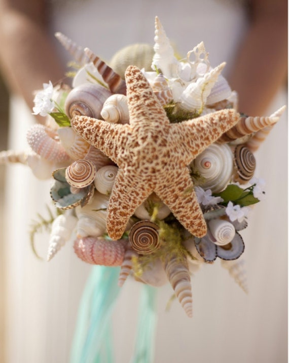 beach wedding bouquet