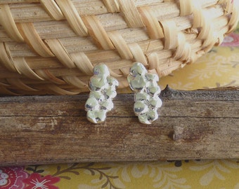 Sterling Silver Stud Earrings - Wheat Inspired Earrings | Handcrafted Jewelry