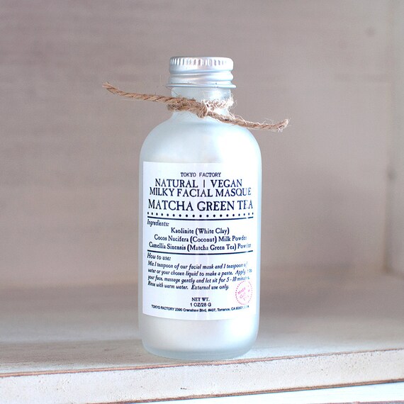 Milky Facial Masque Matcha Green Tea Face Mask Vegan by AYDRY