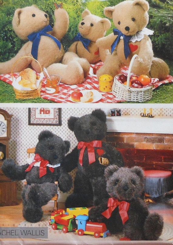 butterick teddy bear pattern