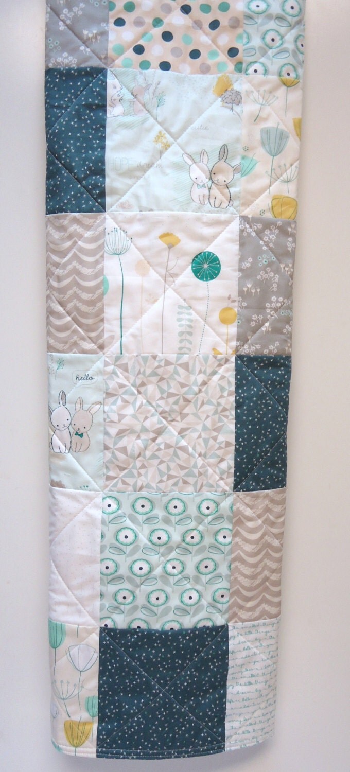 Baby QuiltGender NeutralTraditional Patchwork Crib