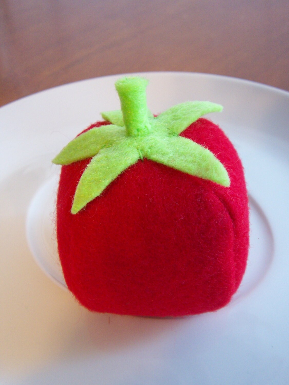 Felt Food Tomato Eco Friendly Pretend Play Food by feltplayground