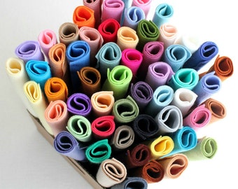 Merino Wool Blend Felt - You Choose 30 6x9 Sheets