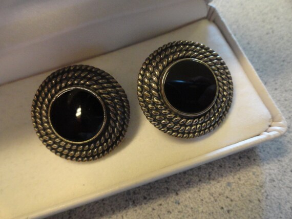 james avery black onyx earrings