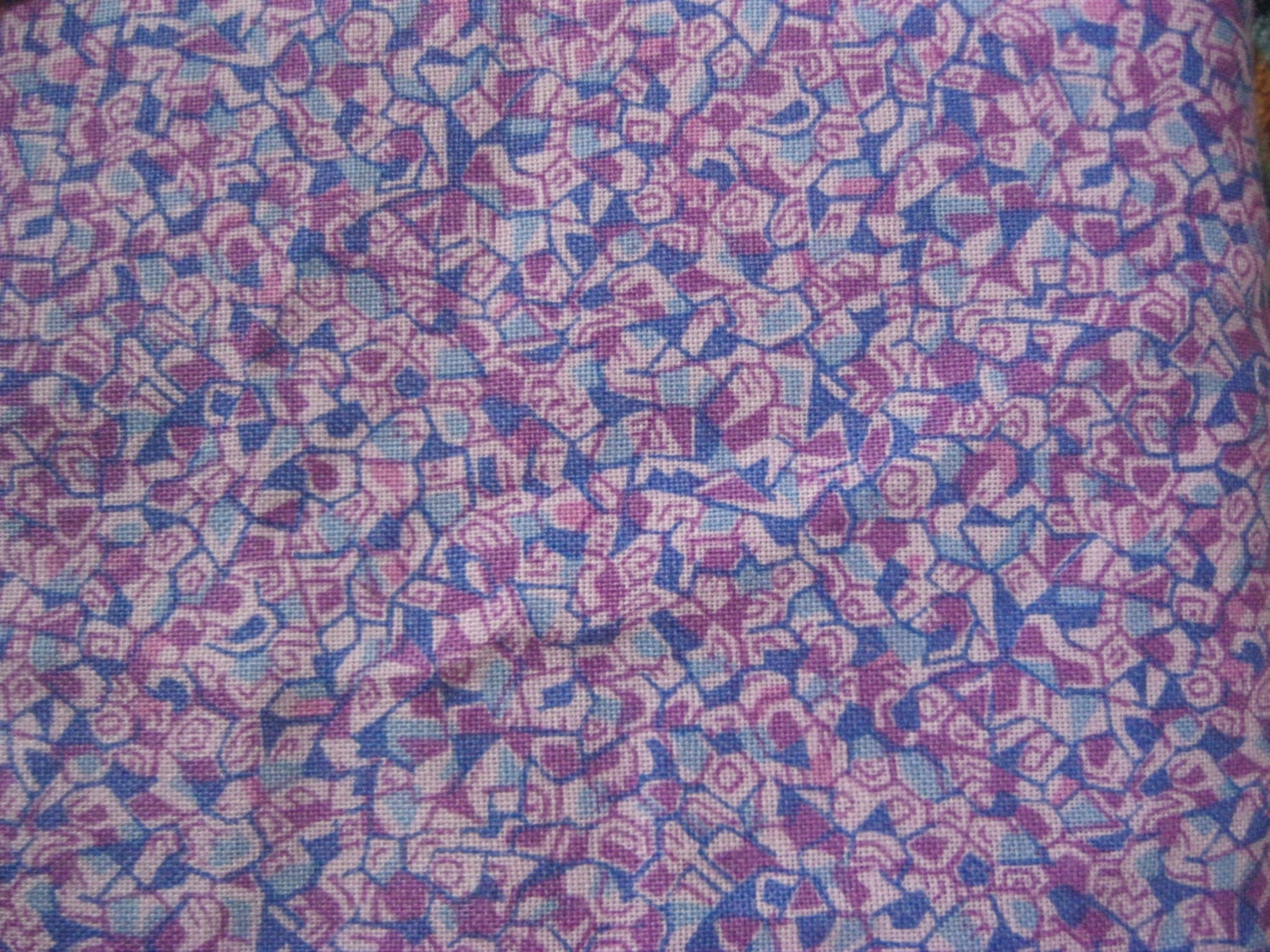 Purple Quilting Fabric Calico Lavender Ivy