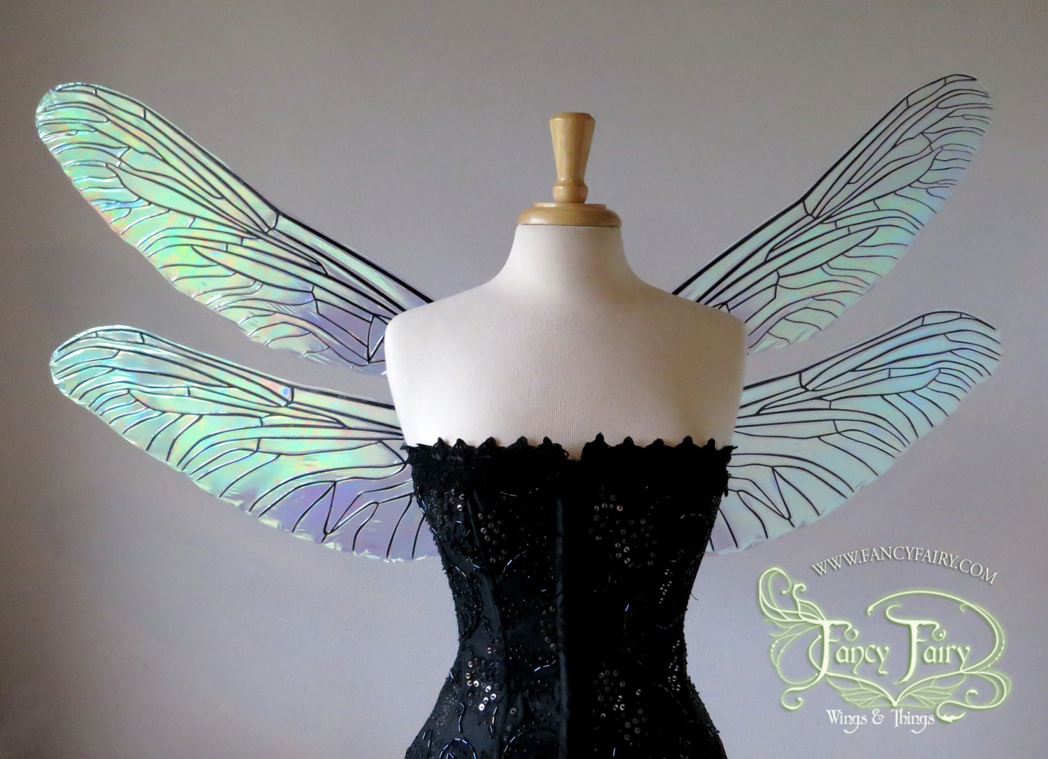 Large Dragonfly Iridescent fairy wings in your by TheFancyFairy