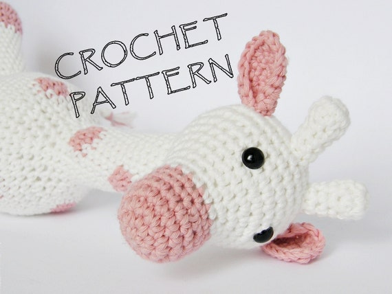 etsy giraffe crochet pattern US tutorial pattern toy pdf giraffe Amigurumi stuffed crochet English