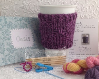 Oasis Butterfly Knit Kit Featured in Better Homes and Gardens 2013 Winter DIY Publication
