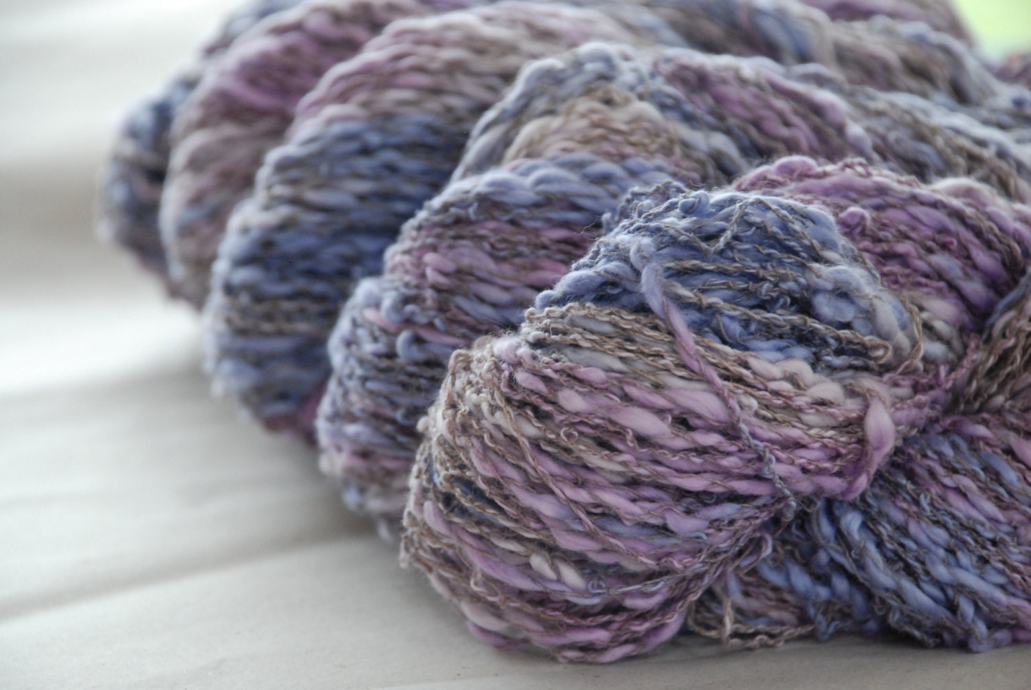 LAVENDER Cotton Linen Yarn 100gr/3.5oz