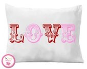 LOVE Personalized Pillow case Valentines Personalized Pillow Case Il_170x135