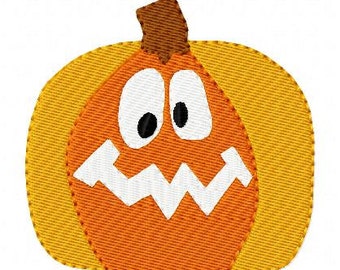 Pumpkin Embroidery Design, Jack O Lantern Machine Embroidery Design // Halloween Embroidery Design// Fall Embroidery // Joyful Stitches