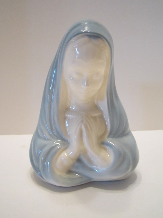 Madonna Vase Planter by Royal Windsor Serene Blue and by vertzvkv