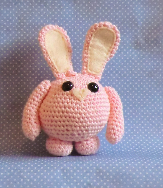 Bubble bun Fat friends bunny amigurumi PDF crochet patterrn