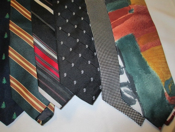 16 VINTAGE TIES Neckties Wholesale Retro by BeansterGoods on Etsy