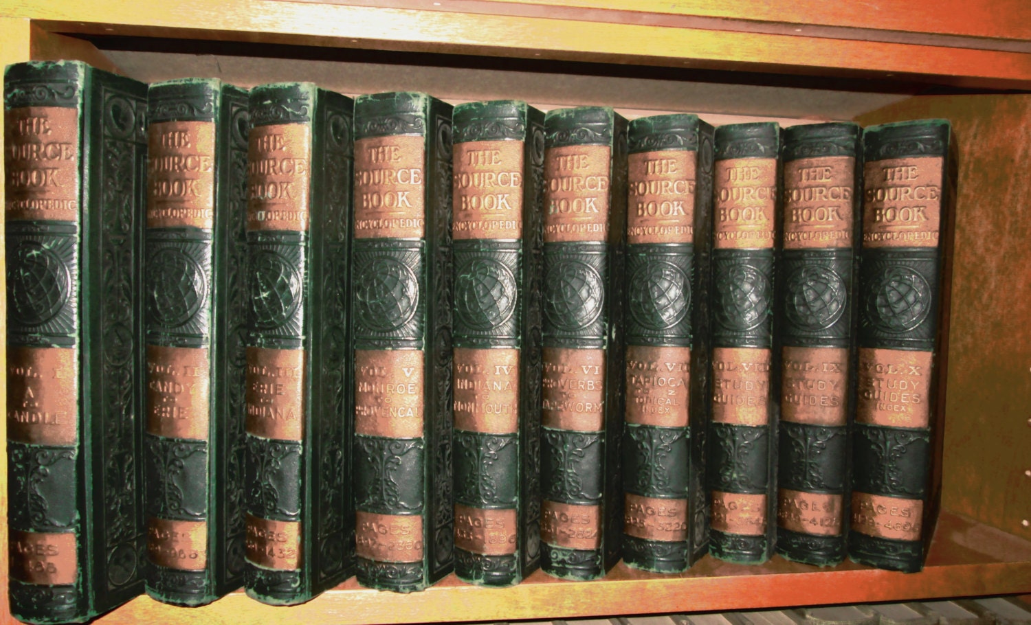 Antique Encyclopedia The Source Book 1929 / Great Condition