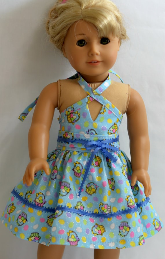 Items similar to Easter Dress With Obi Belt: For 18" Dolls ...