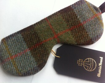 Harris tweed eye mask sleep mask travel mask made in Scotland man gift woman gift relax