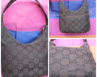 Vintage Authentic Gucci Bag from the 1990's, Vintage Gucci GG Monogram ...