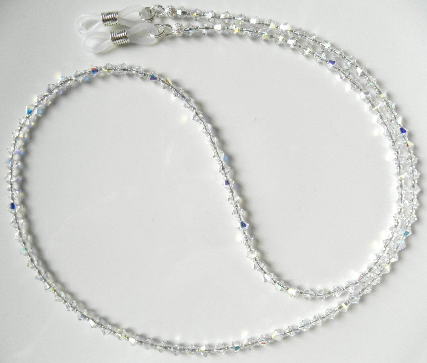 GLAMOROUS Swarovski Crystal AB Eyeglass Chain Lanyard