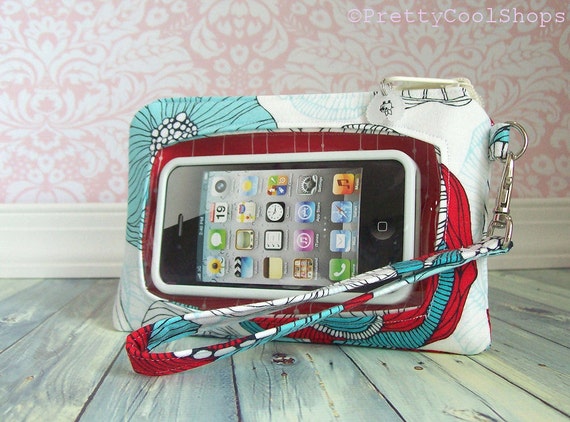 Ready To Ship Touch Screen Wristlet iphone wallet cell