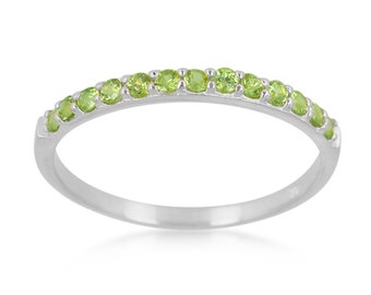 dainty band stacking demantoid garnet 10k minimalist engagement handmade fine classic gold popular items jewe lry ring woman