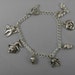 Silver Halloween Charm Bracelet