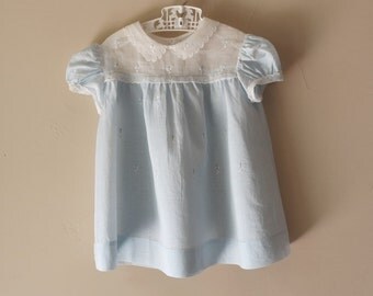 Lullaby Set Paris Dress, Blessings Blue Batiste